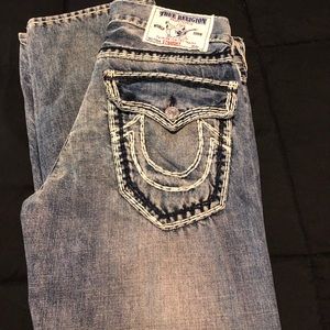 Men’s denim jeans.